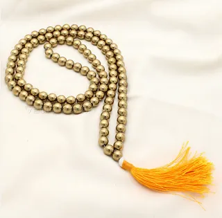 Pyrite Mala (Golden)
